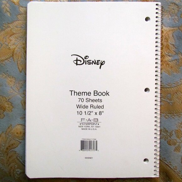 JACK SPARROW - PIRATES of the CARIBBEAN SPIRAL NOTEBOOK, NWOT, EXCELLENT, UNUSED - Picture 4 of 5